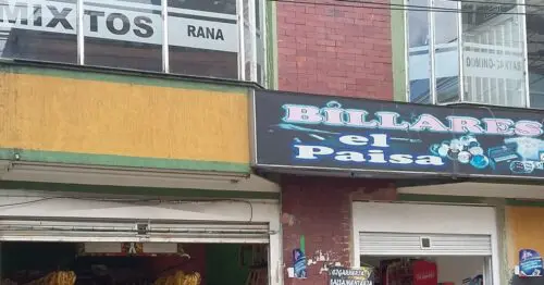 BILLARES EL PAISA LA ESPERANZA SUR BILLARES EL PAISA LA ESPERANZA SUR